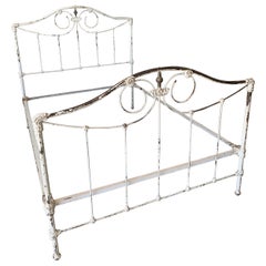 Antique French Iron Bed frame