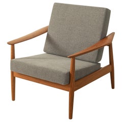 Arne Vodder Armchair FD 164 in Teak, 1960s Denmark, Manufactured by France & Søn