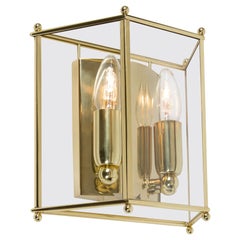 Konsthantverk Glimminge Brushed Brass Small Wall Lamp