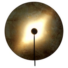 Sami Kallio SOL Extra Large Brass Wall Lamp by Konsthantverk