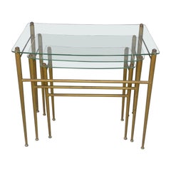 Ensemble de 4 tables gigognes vintage, 1970