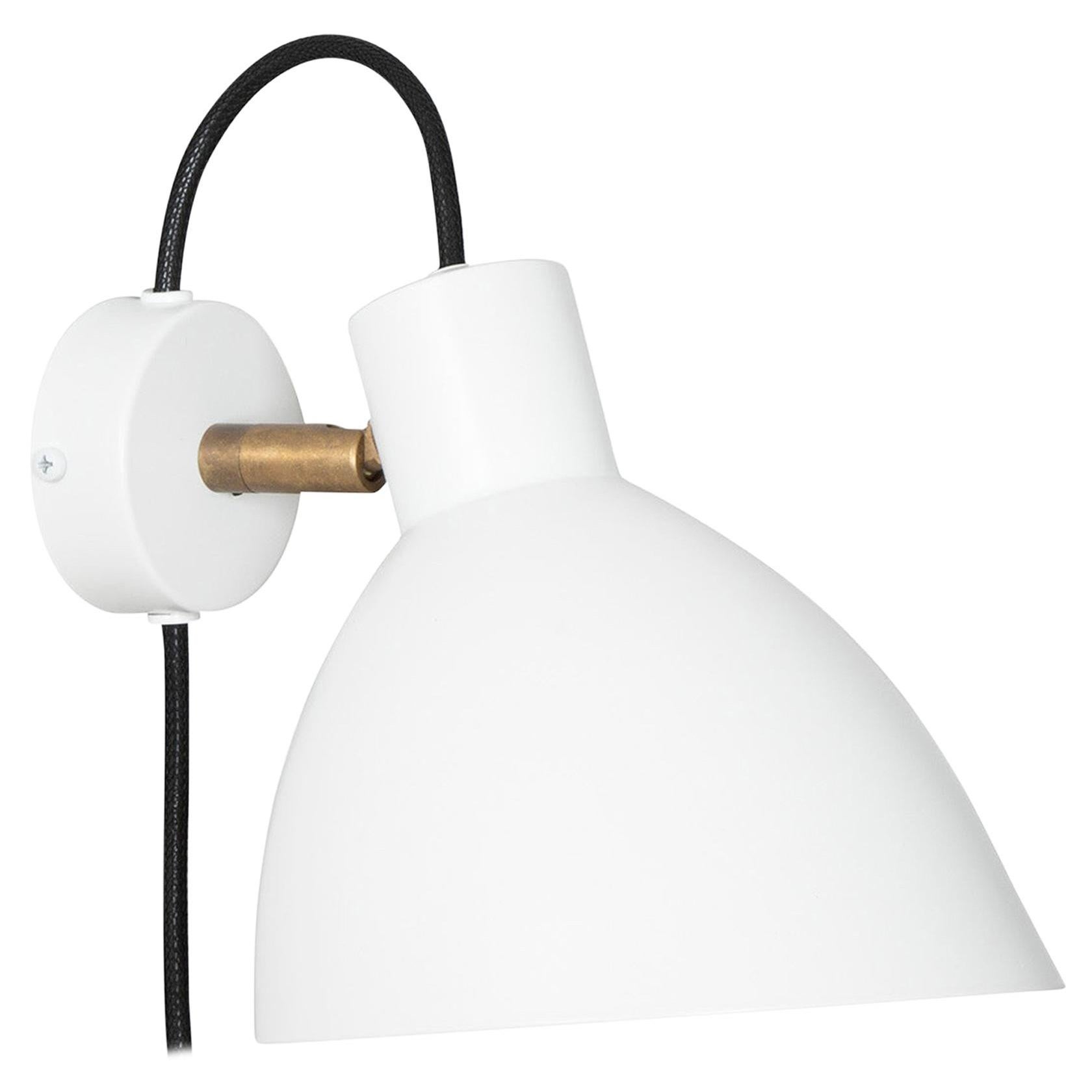 Sabina Grubbeson Kh#1 White Wall Lamp by Konsthantverk For Sale