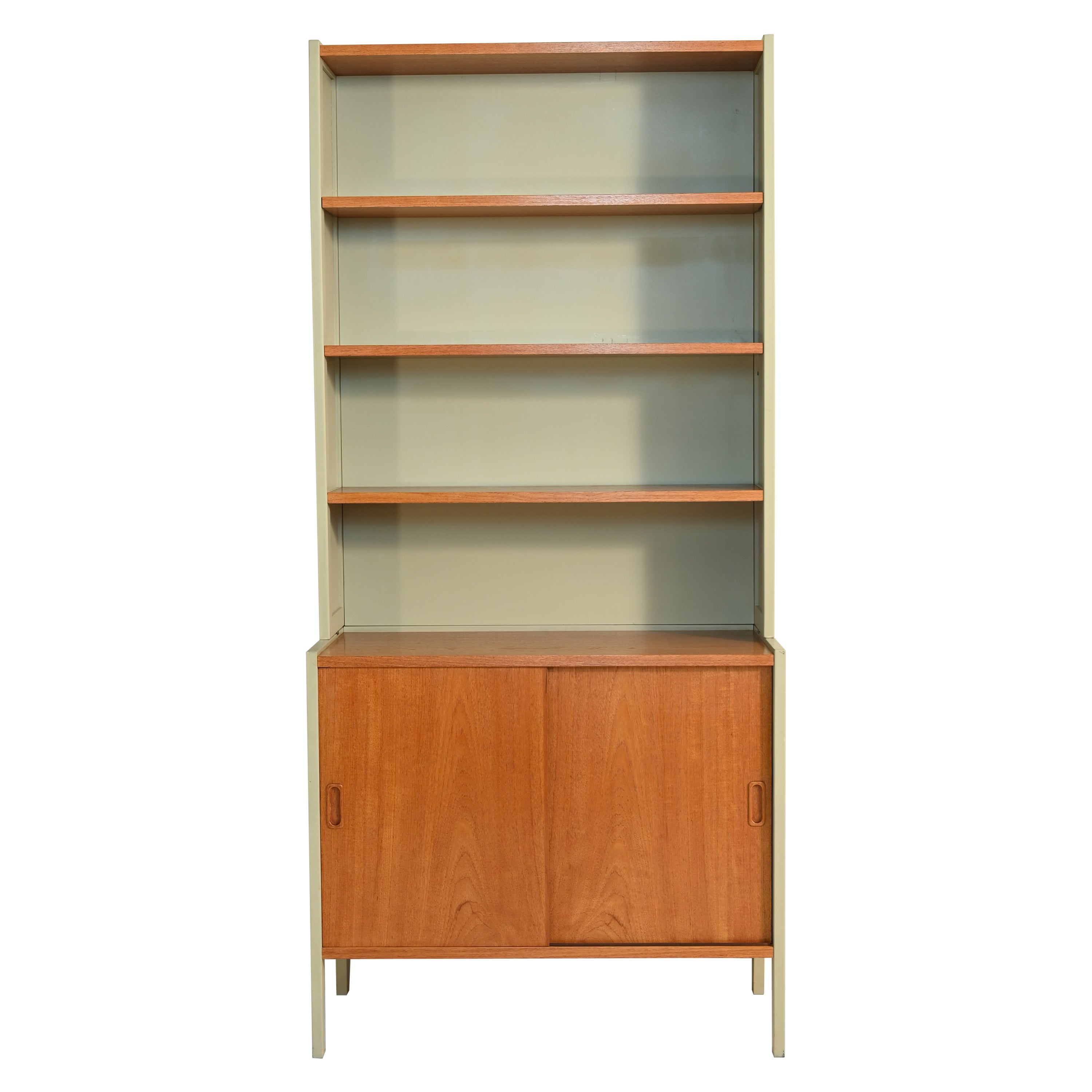 Sideboard Bookcase with Sliding Doors