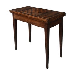 Inlaid Chess Table, Early 19th Century