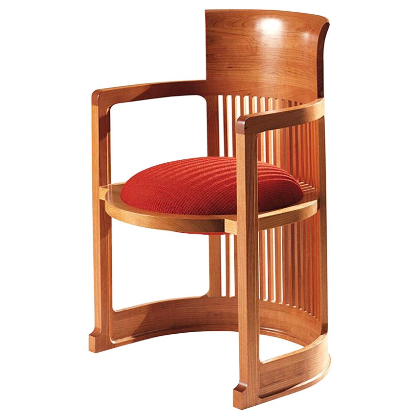Frank Lloyd Wrigh Barrel Chair by Cassina
