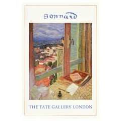 Original Vintage Art Exhibition Poster The Window Pierre Bonnard Tate Gallery