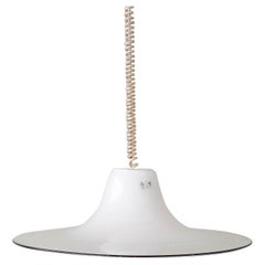 Lampada da soffitto in vetro di Murano di Renato Toso per Leucos, anni '70