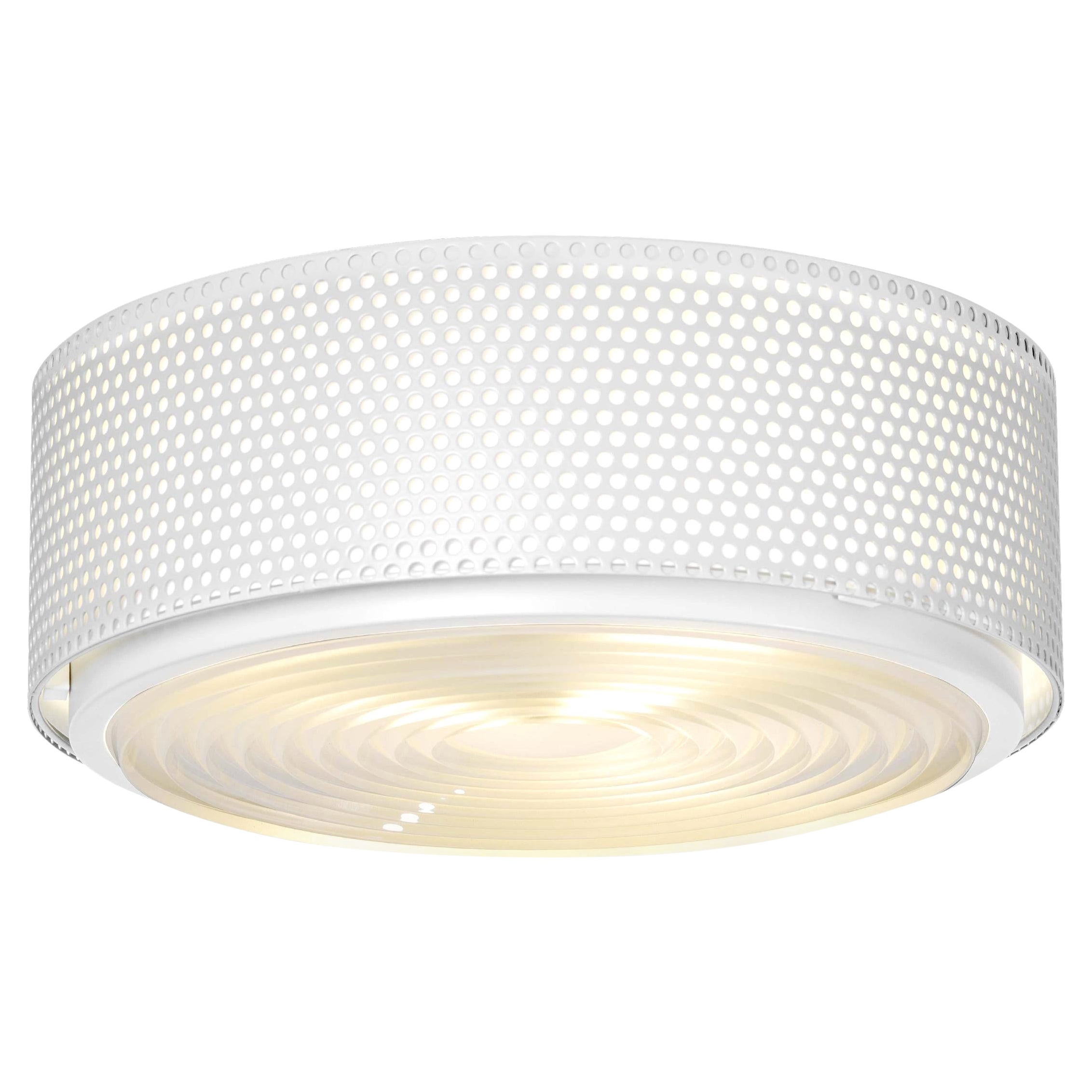 Large Pierre Guariche 'G13' Wall or Ceiling Light for Sammode Studio in White