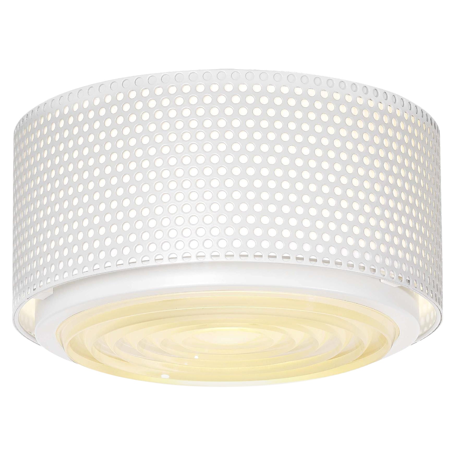 Pierre Guariche 'G13' Wall or Ceiling Light for Sammode Studio in White