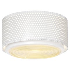 Pierre Guariche 'G13' Lampada da parete o soffitto per Studio A in bianco