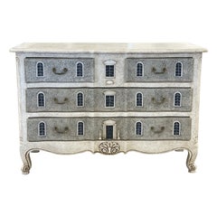 Piero Fornasetti Style Commode, Chest, French / Italian Renaissance Hand Painted