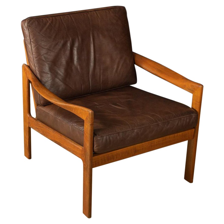 Sessel aus den 1960er Jahren entworfen von Illum Wikkels, hergestellt in Dänemark