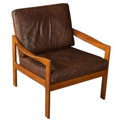 Vintage Armchair from the 1960s Designed by Illum Wikkelsø, Made in Denmark