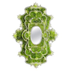Miroir grenouille vert princesse