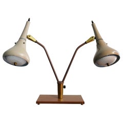 Gerald Thurston for Lightolier Double Desk Lamp
