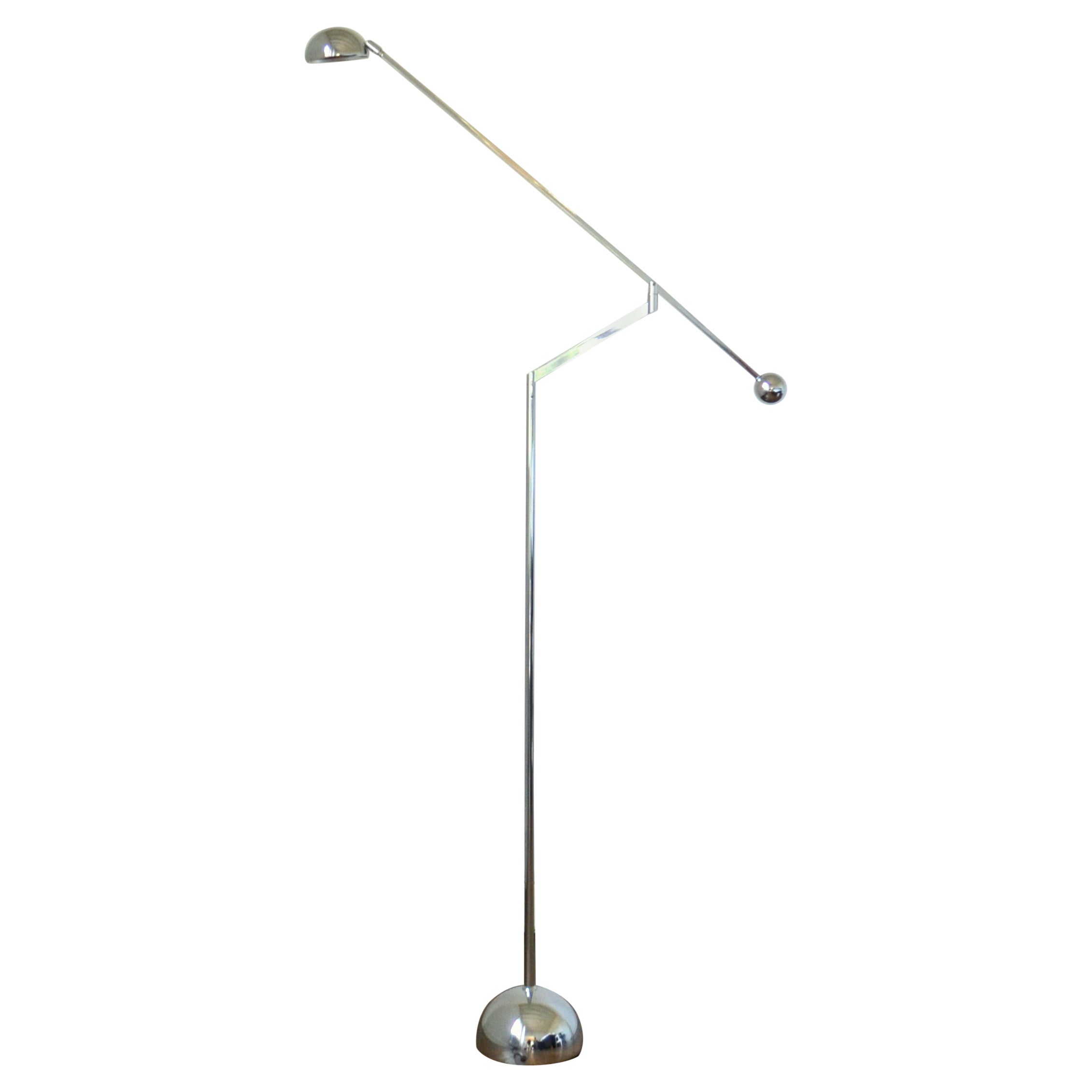 Tiffany Studios Damascene Bronze Counter Balance Floor Lamp at 1stDibs