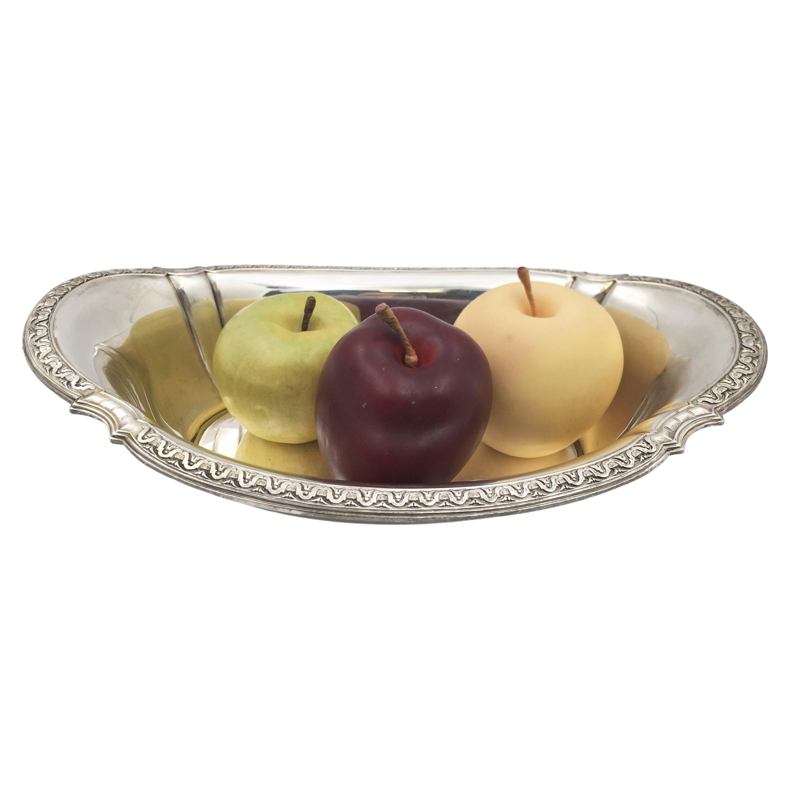 Keller French Silver 20th Century Centerpiece Bowl For Sale