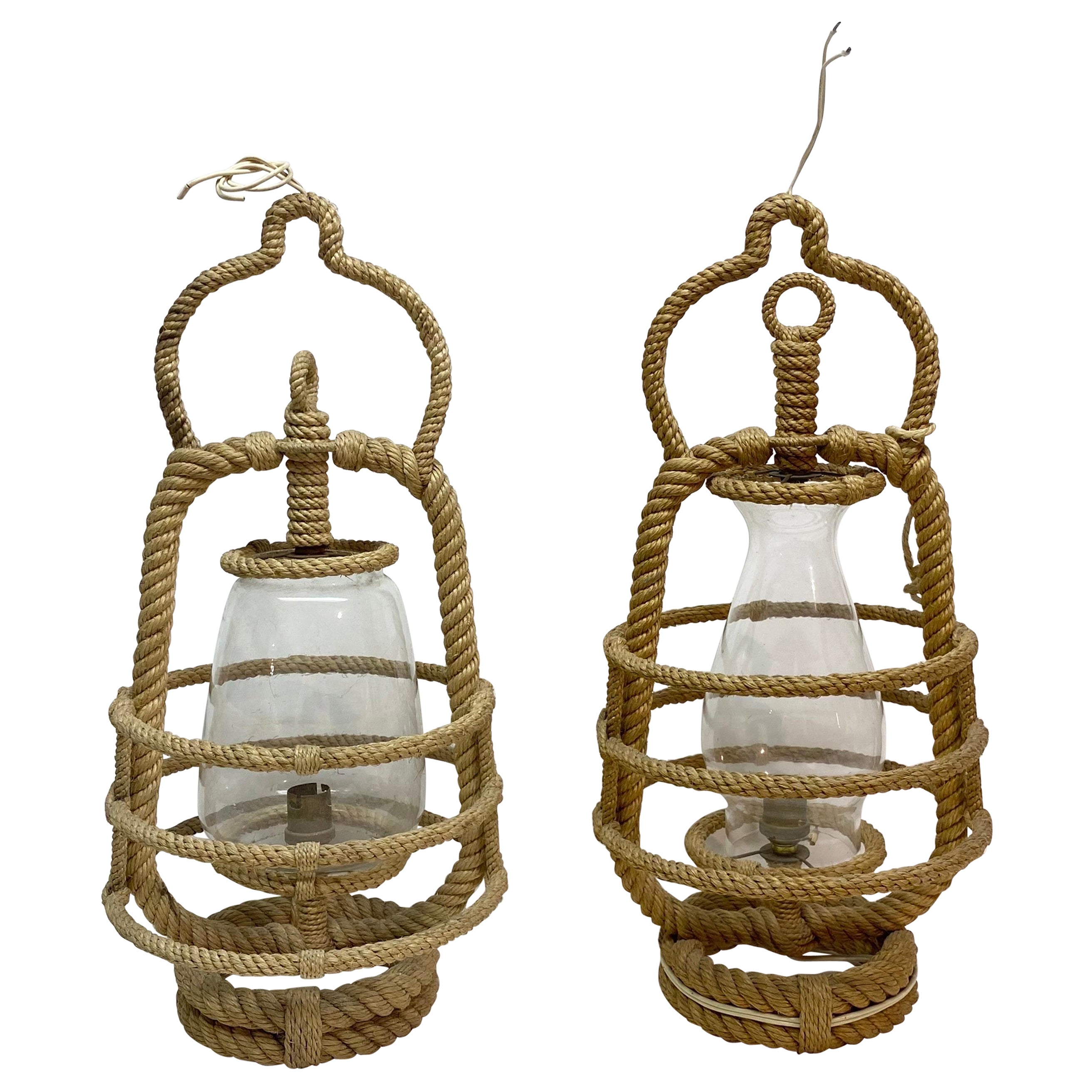 Primitive Rope Pendants at 1stDibs