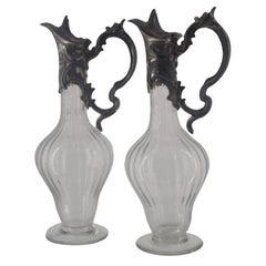 Set of Specter and Glass Decanters