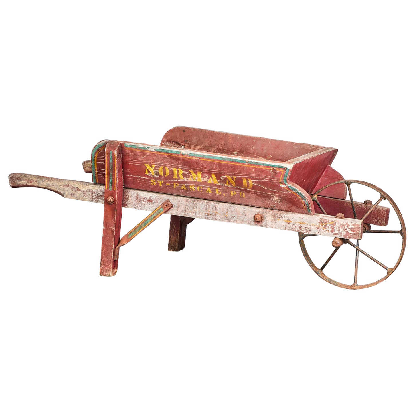 Antique Child's Wheelbarrow, Canadian, Mid-19th Century