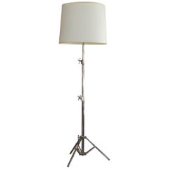 Nickel Plated Adjustable Floor Lamp