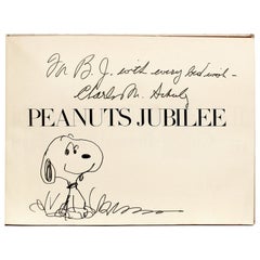 SCHULZ - Peanuts Jubilee - FIRST EDITION INSCRIBED WITH A DRAWING OF SNOOPY !