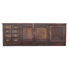 95.5 Vintage  Retail Apothecary Cabinet 