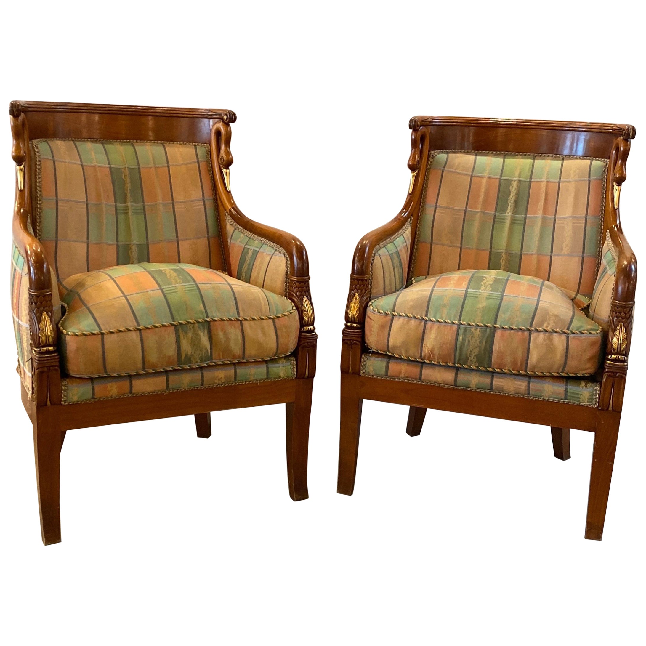 Pair Empire Stye Chairs