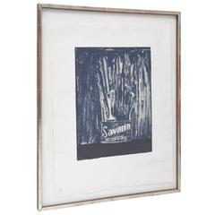 Jasper Johns Savarin Blue 6 2