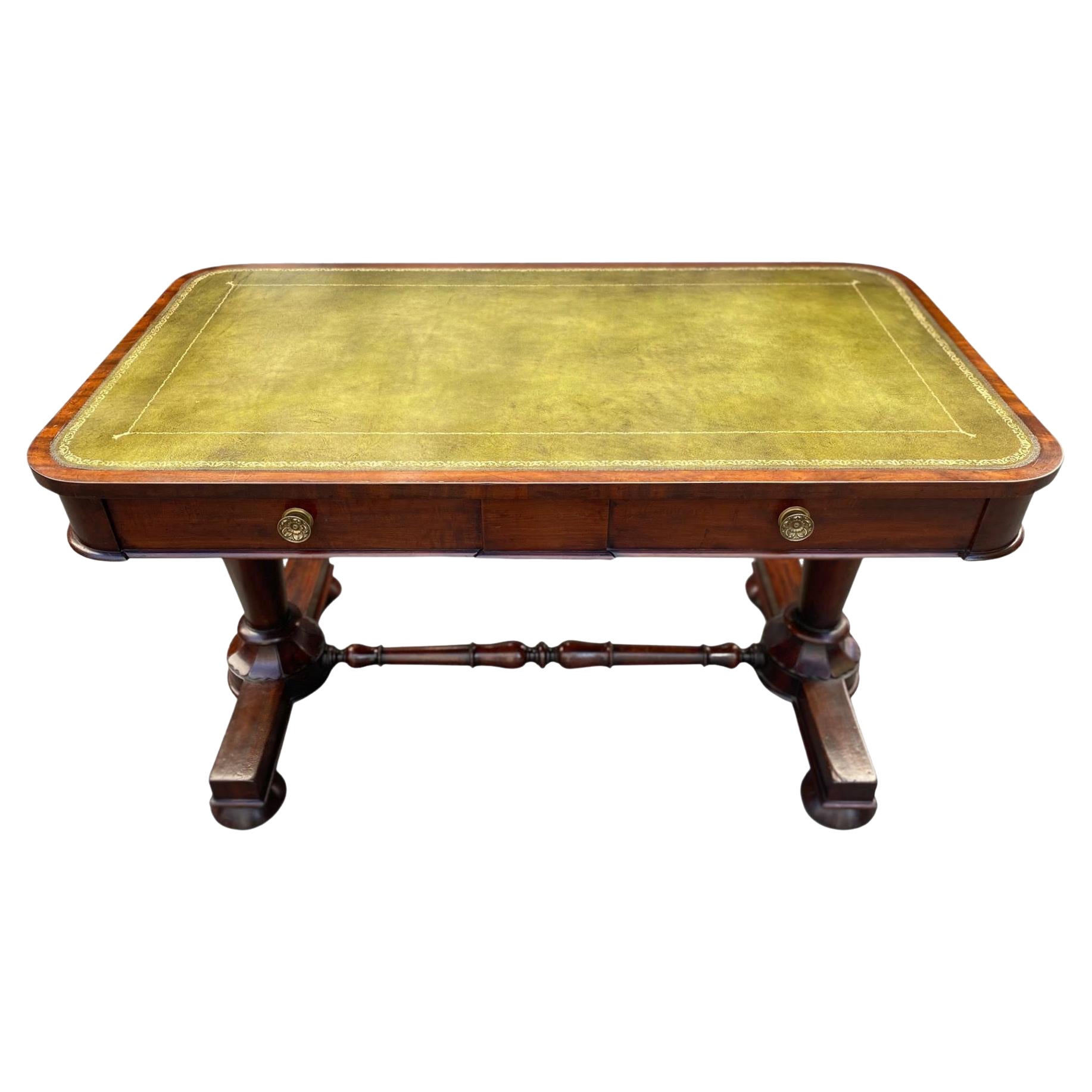 Early 19th Century William IV Period Mahogany Library Writing Table