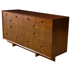 'Taliesin' Mahogany Dresser / Sideboard by Frank Lloyd Wright, 1955, Signed