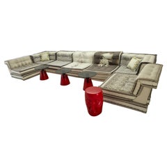 Used In Stock in Los Angeles, Roche Bobois Mah Jong Jean Paul Gaultier Sofa