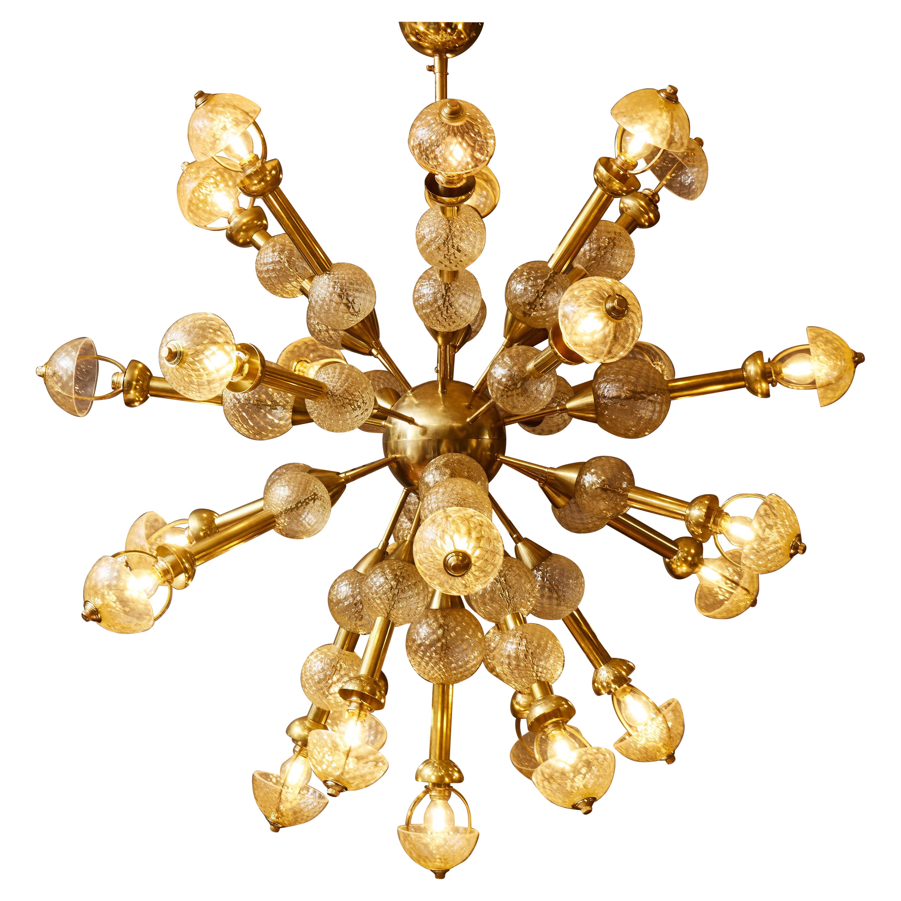 Sputnik chandelier in Murano glass by Studio Glustin