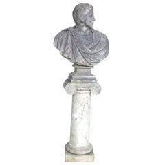 Antique Roman Dignitary Sculpture