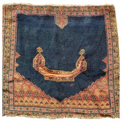 Antique Persian Senneh horse cover circa 1900