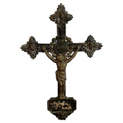19th C. Cast Iron Cross