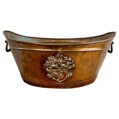 19th C. English Copper Basin, 'Great for Drinks'