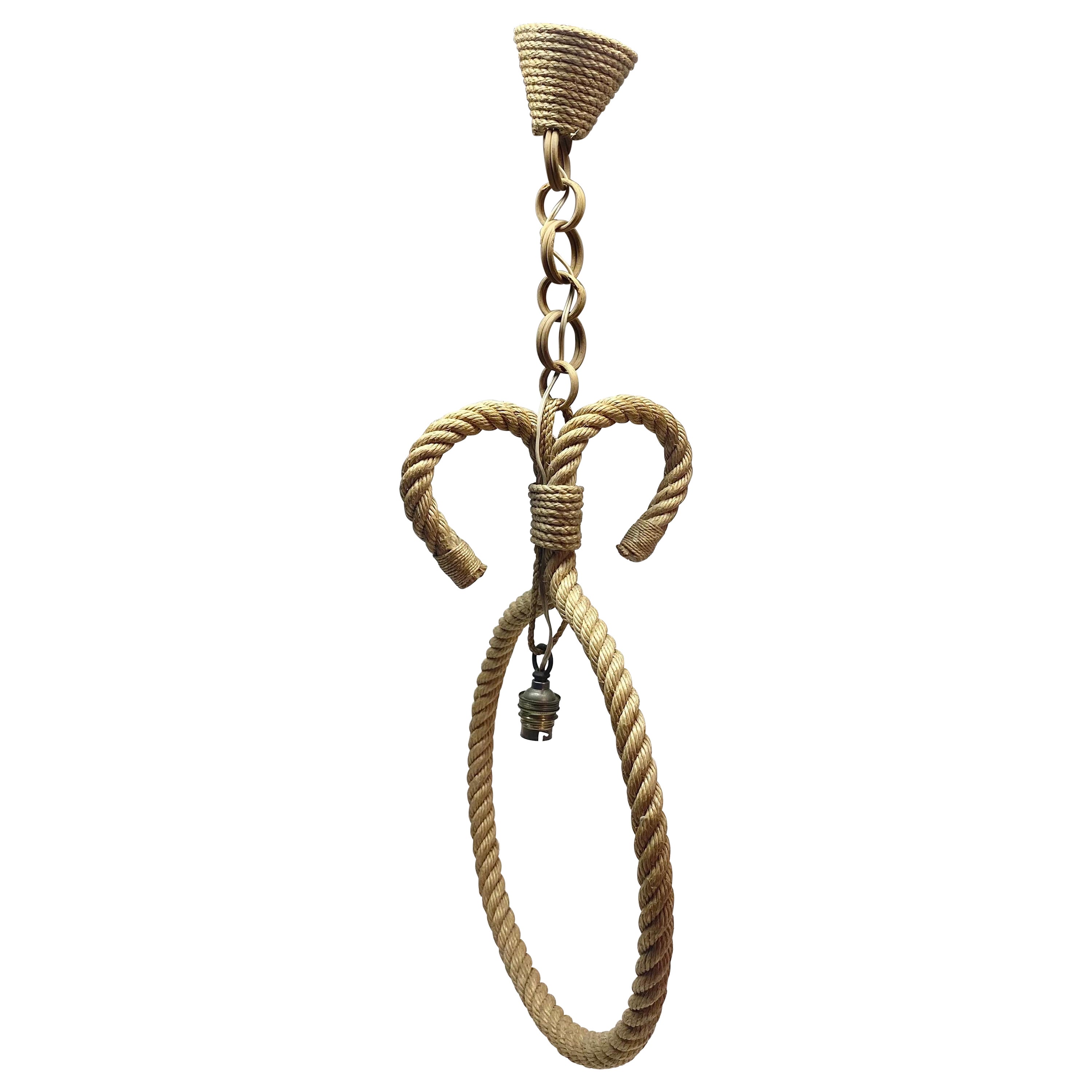 Audoux Minet Rope Pendant For Sale