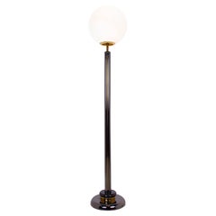 Standing Lamp Globe Brass, Spain 80's