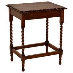 Circa 1900 English Oak Side Table