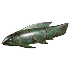 Vintage Japanese Bronze Carp