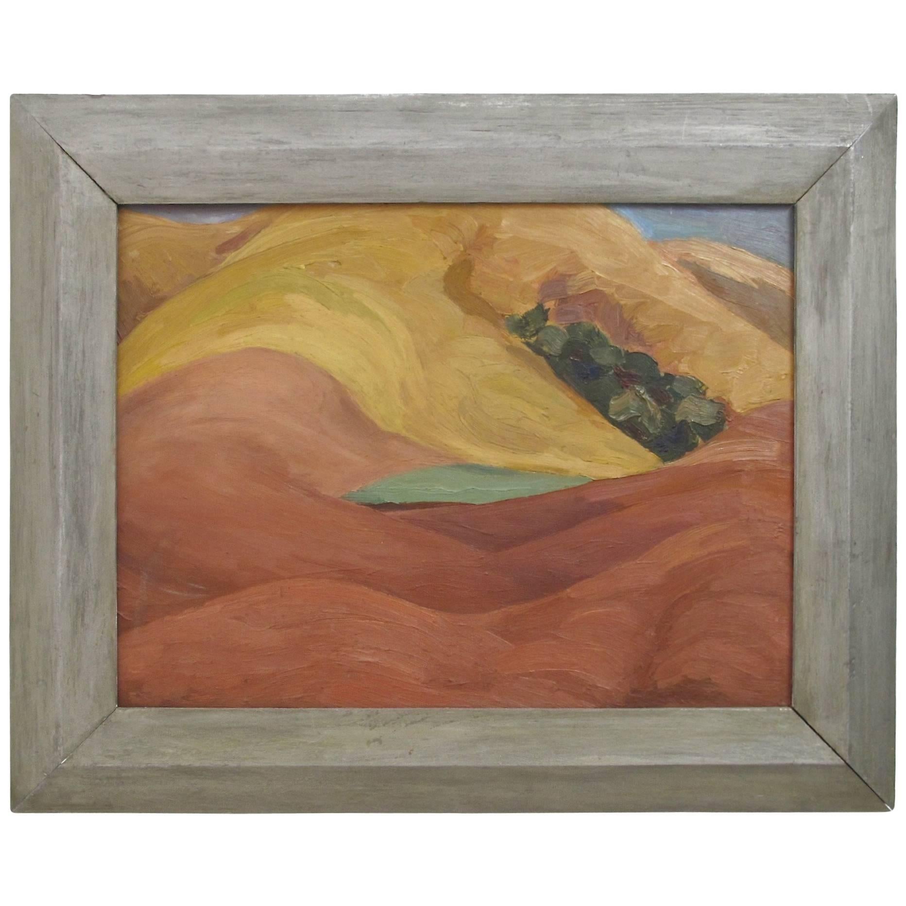 California Abstract Landscape Painting by Ruth Armer