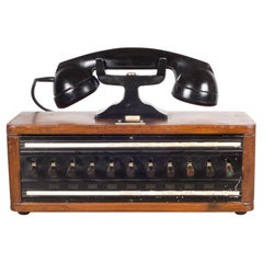 Antique World War ll Era US Navy Bakelite Switch Board Phone, c.1940