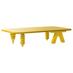 Jaime Hayon Yellow Multi-Leg Low Table by BD Barcelona