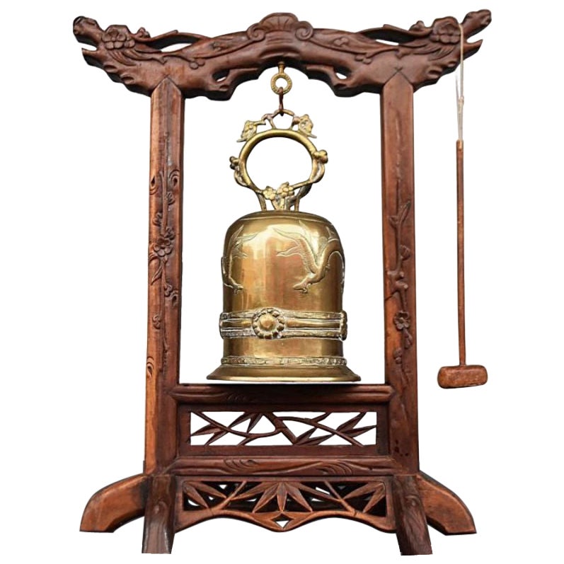 Asian Portico Prayer Indoor Bell For Sale