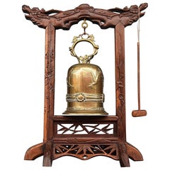 Antique Asian Portico Prayer Indoor Bell