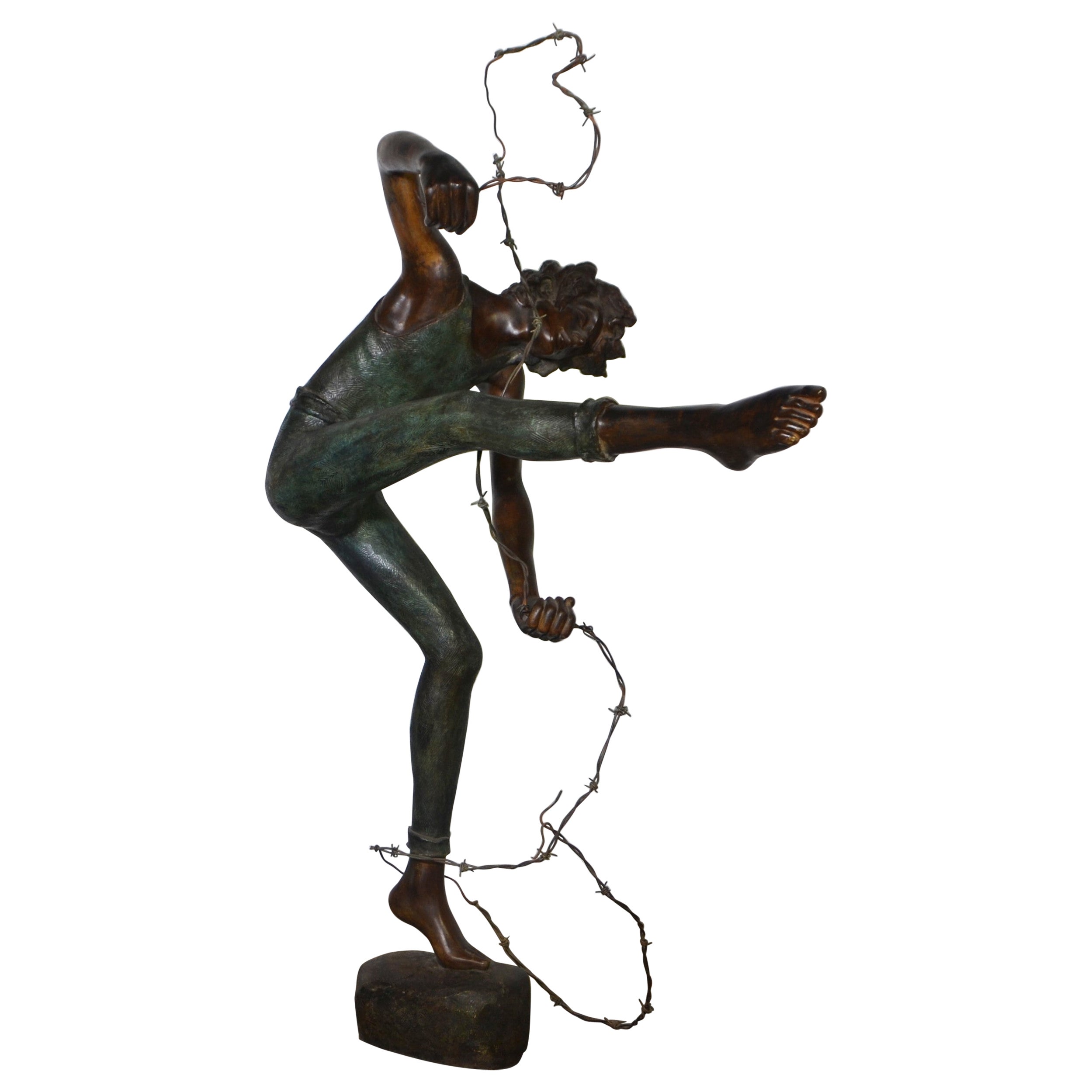 A Life-size Bronze of a Boy For Sale