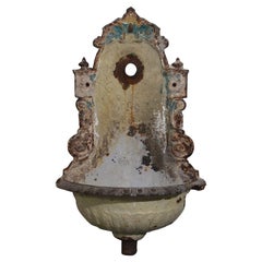 19th Century French Cast Iron Water Fountain