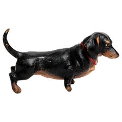 Cold Painted Bronze Dachshund