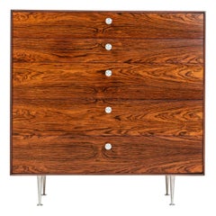 George Nelson Five-Drawer Thin Edge Rosewood Dresser 